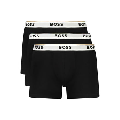 Hugo Boss Boxer da Uomo in Cotone Nero