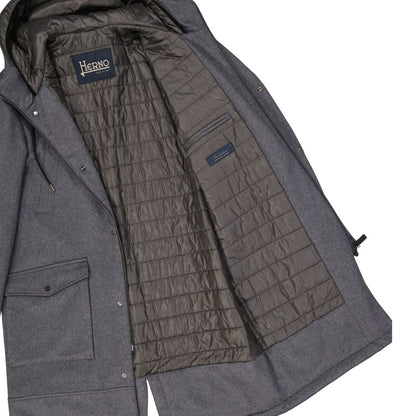 Herno Cappotto grigio in cashmere