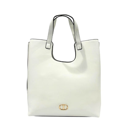 Sac à main femme blanc en PU Twinset