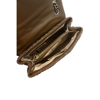 Borsa a tracolla Twinset da donna in polipropilene marrone