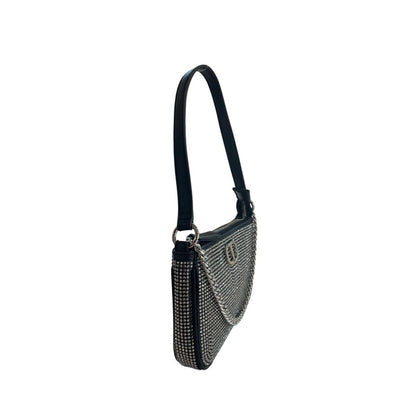 Sac à bandoulière Twinset en similicuir violet pour femme