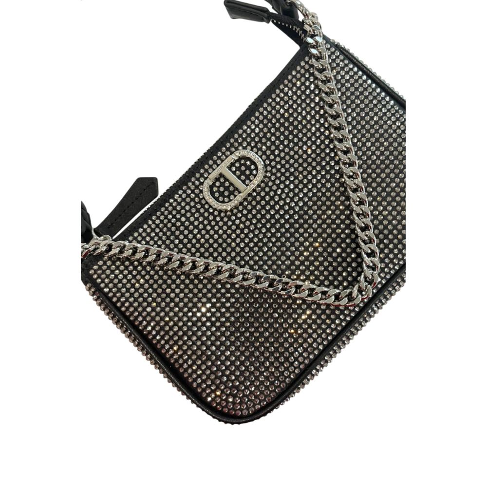 Sac à bandoulière Twinset en similicuir violet pour femme