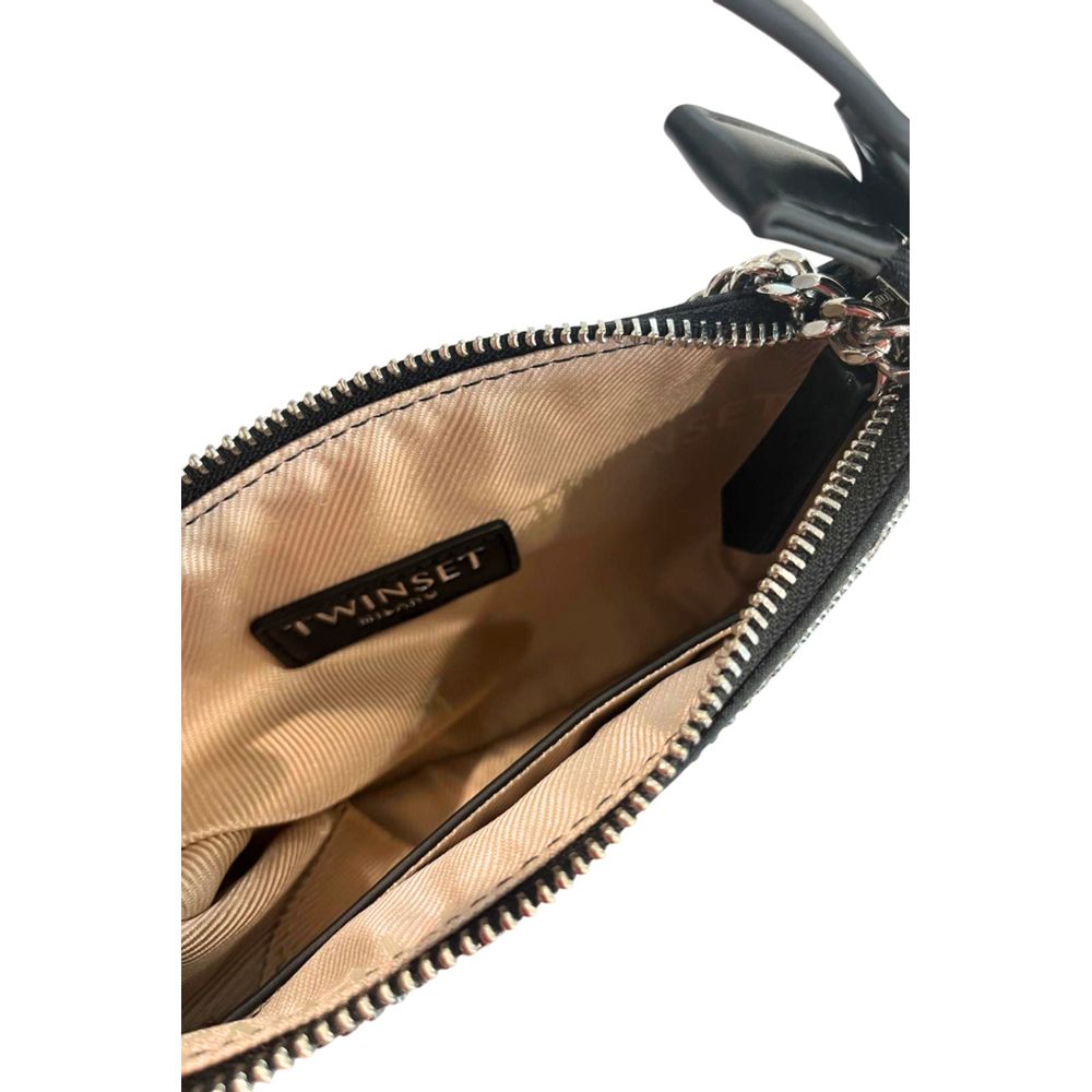 Sac à bandoulière Twinset en similicuir violet pour femme