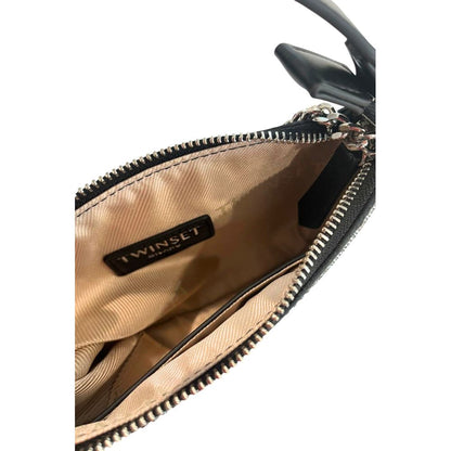 Sac à bandoulière Twinset en similicuir violet pour femme