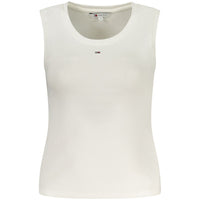 Tommy Hilfiger Canotta da Donna in Cotone Bianco