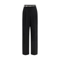 Pantaloni Max Mara neri in triacetato