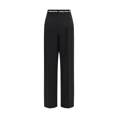 Pantaloni Max Mara neri in triacetato