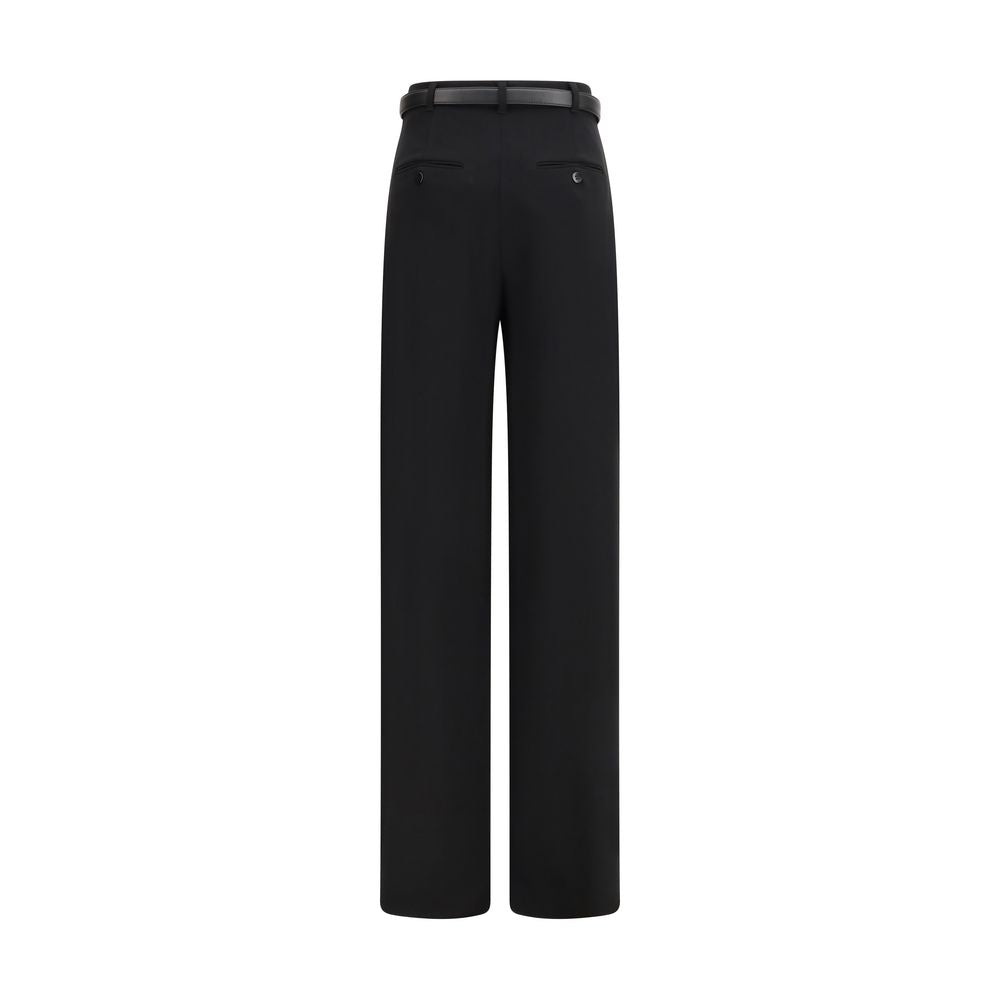 Pantaloni Max Mara neri in triacetato
