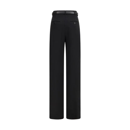 Pantaloni Max Mara neri in triacetato