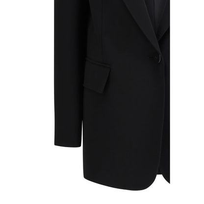 Blazer Max Mara nero in triacetato