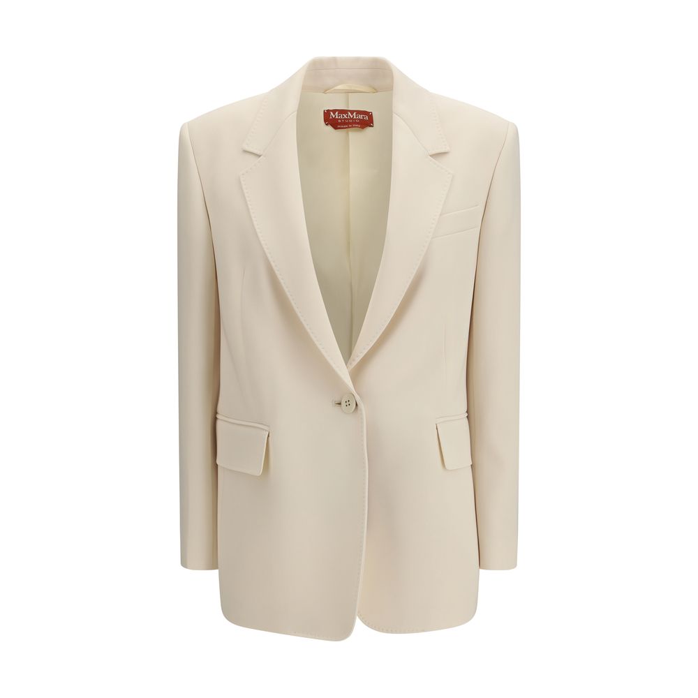 Blazer Max Mara en triacétate beige