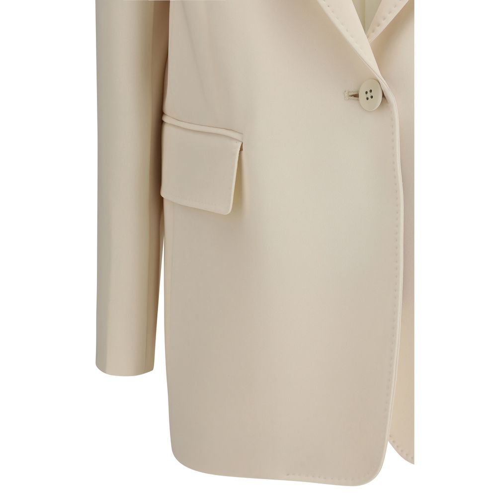 Blazer Max Mara en triacétate beige