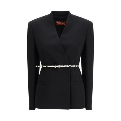 Cappotto Max Mara in triacetato nero