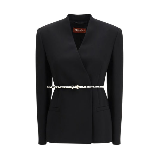 Cappotto Max Mara in triacetato nero