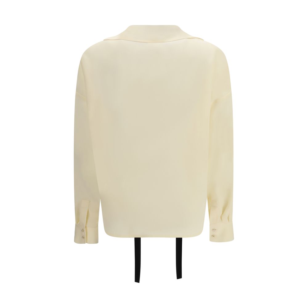 Chemisier en soie beige Max Mara