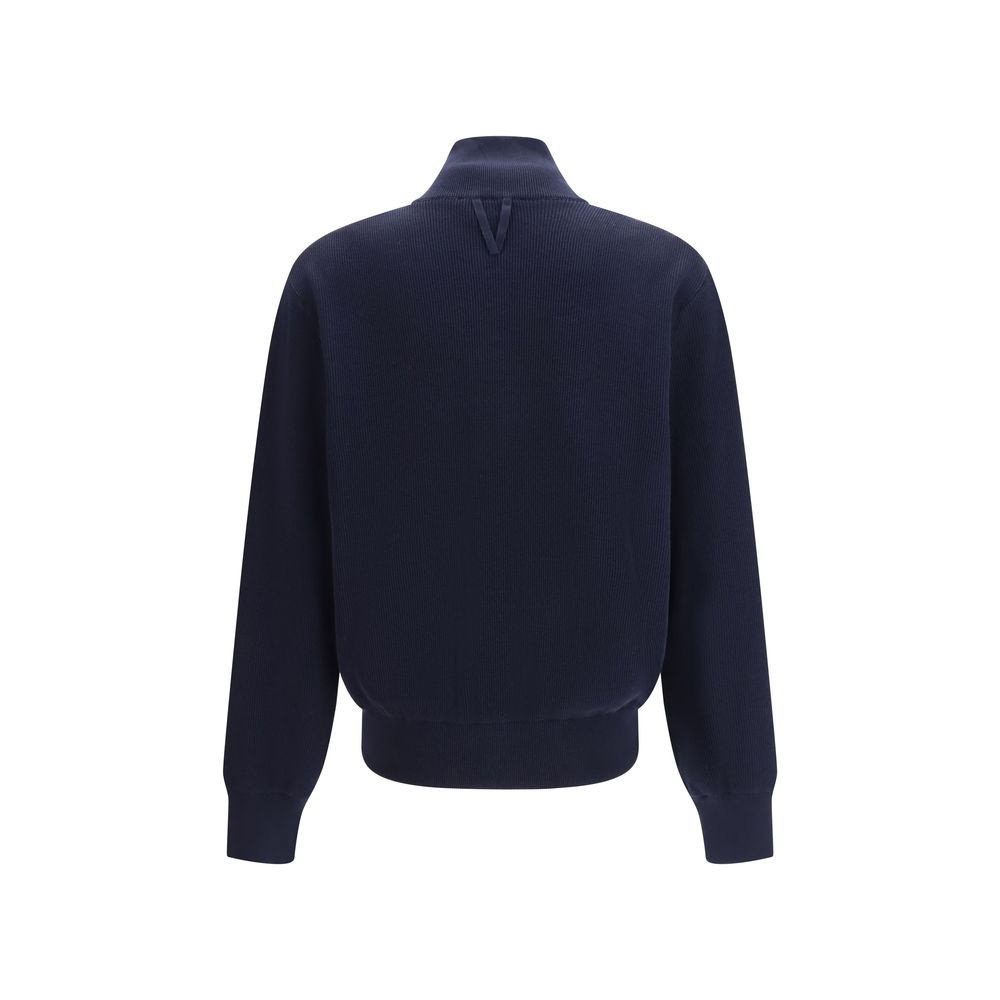 Felpa Valstar in cotone blu