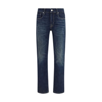 Jean évasé 7FOR en coton bleu