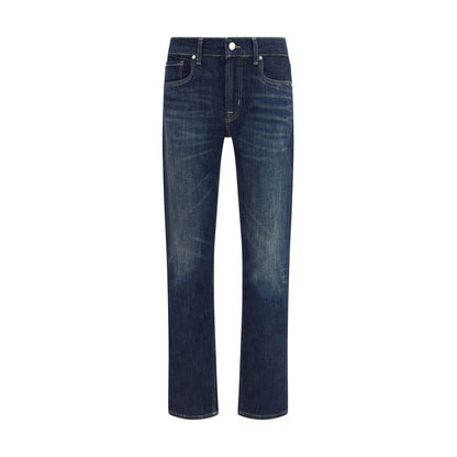 Jean évasé 7FOR en coton bleu
