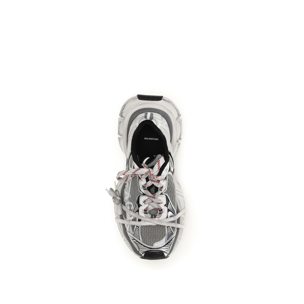 Sneakers sportive Balenciaga in poliestere grigio