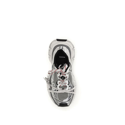 Sneakers sportive Balenciaga in poliestere grigio
