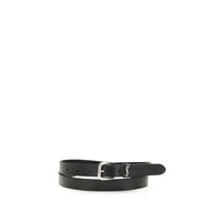 Cintura regolare Saint Laurent in cotone nero