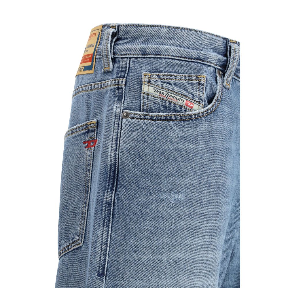 Jean Diesel bleu en coton à coupe décontractée