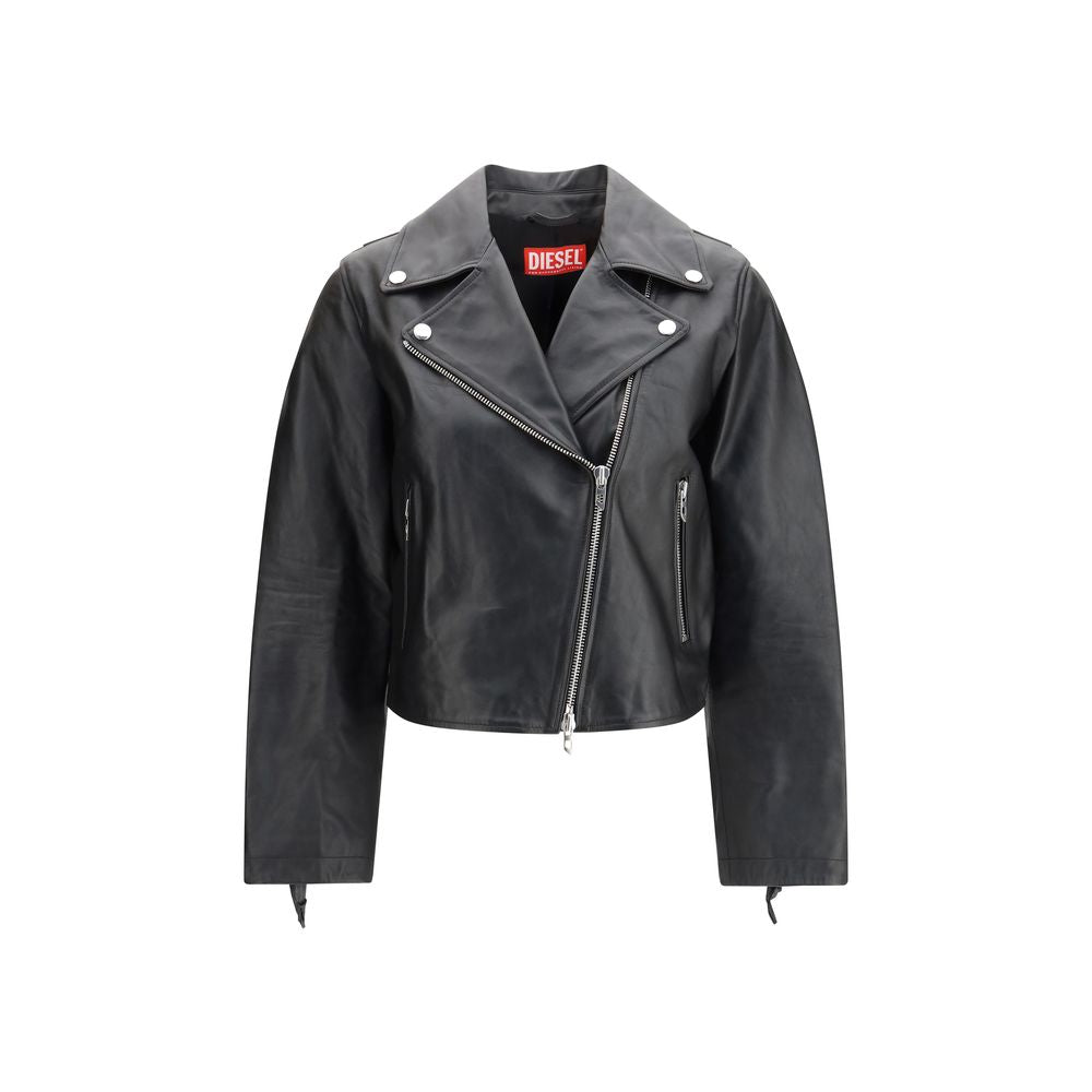 Giacca Diesel in pelle nera