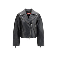 Giacca Diesel in pelle nera