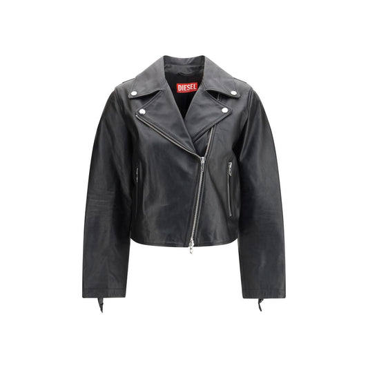 Giacca Diesel in pelle nera