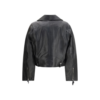 Giacca Diesel in pelle nera