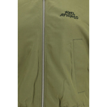 Bomber in poliestere verde Axel Arigato