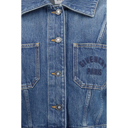 Giacca in denim di cotone blu Givenchy