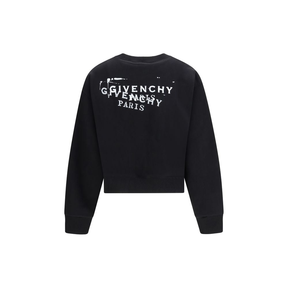 Felpa nera in cotone Givenchy