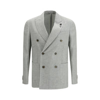 Blazer Lardini in lana bicolore