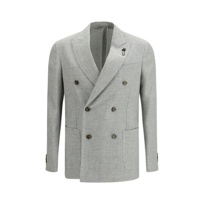 Blazer Lardini in lana bicolore