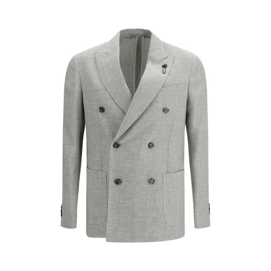 Blazer Lardini in lana bicolore