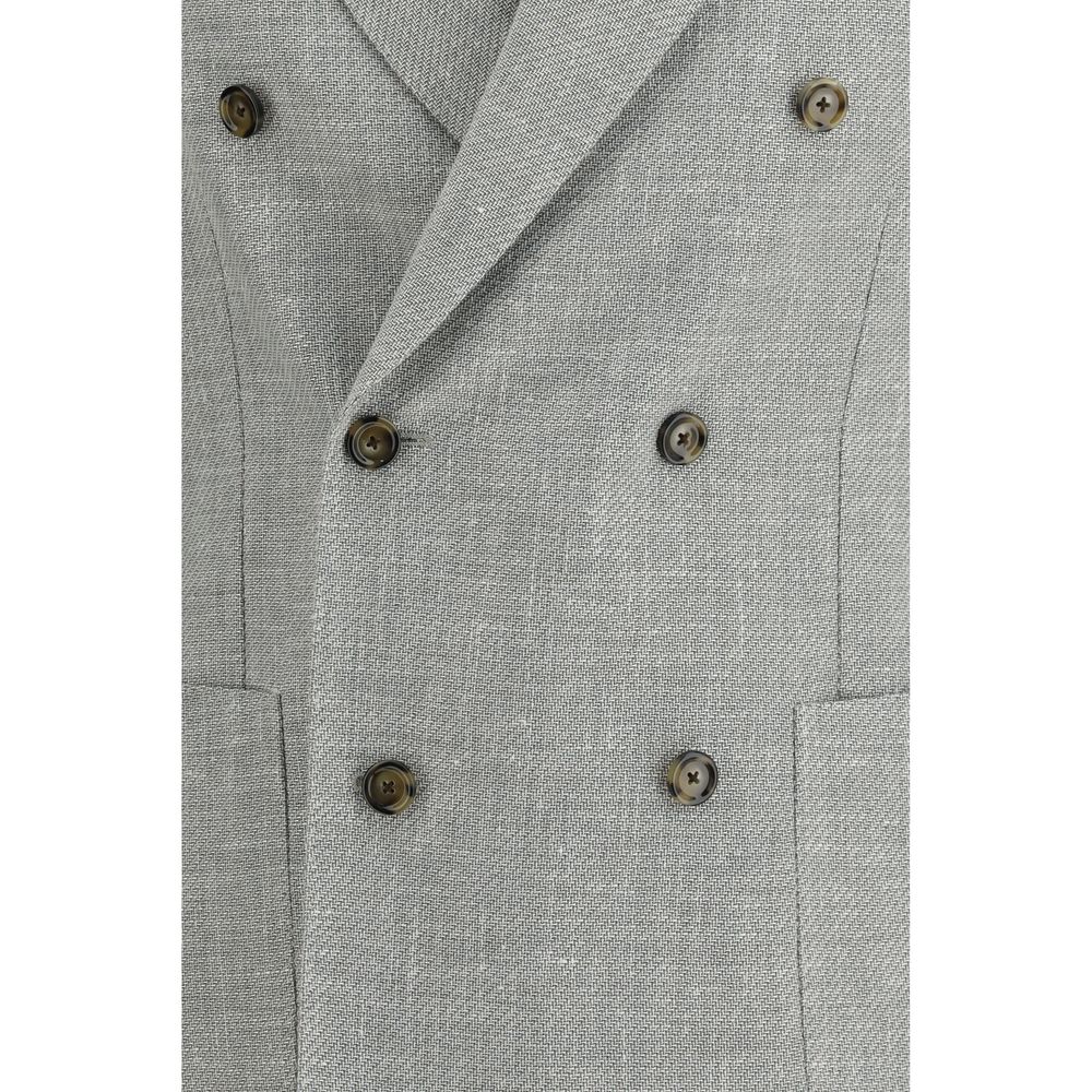Blazer Lardini in lana bicolore