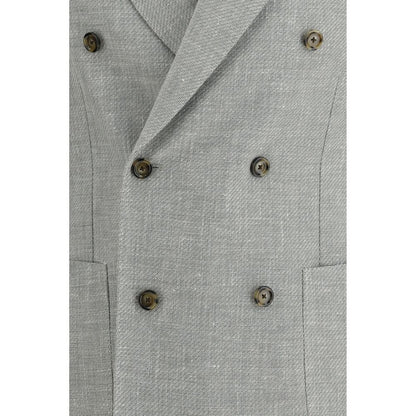 Blazer Lardini in lana bicolore
