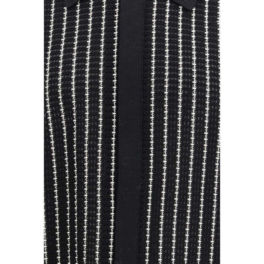 Cardigan Jil Sander in cotone nero