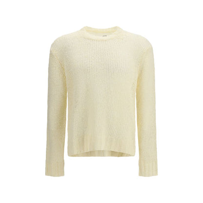 Felpa Jil Sander bicolore in lino
