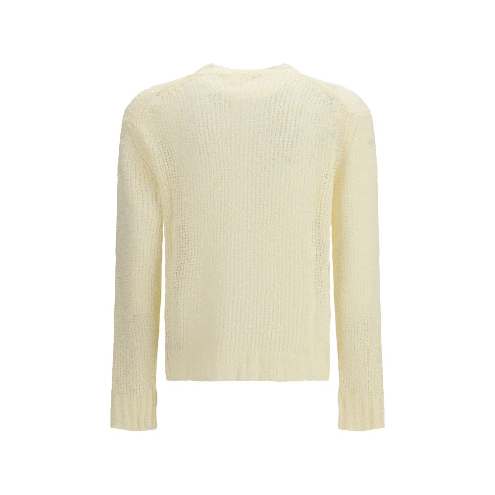 Felpa Jil Sander bicolore in lino