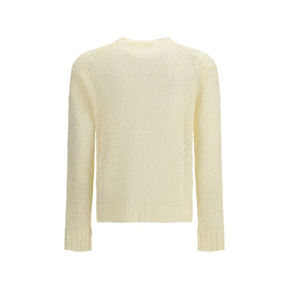 Felpa Jil Sander bicolore in lino