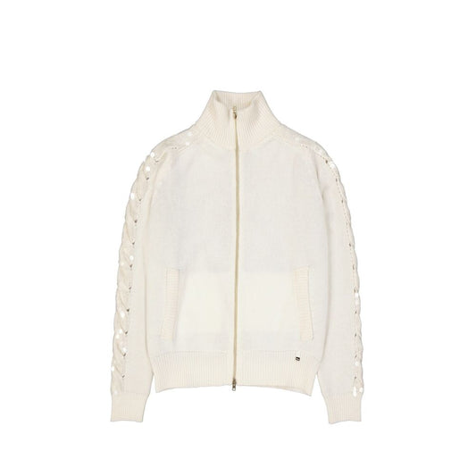Cardigan Herno in cashmere bianco