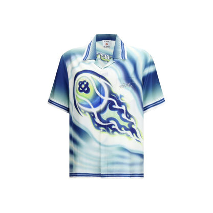 Camicia di seta multicolore Casablanca
