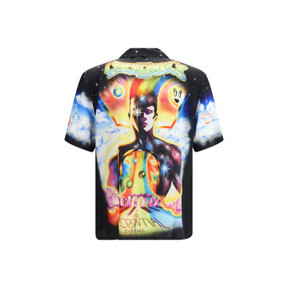 Camicia in seta fantasia multicolore Casablanca