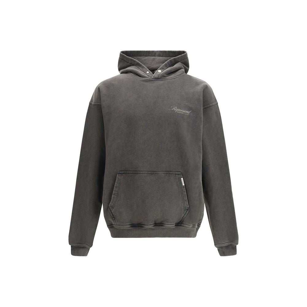 Felpa in cotone grigio Rappresenta