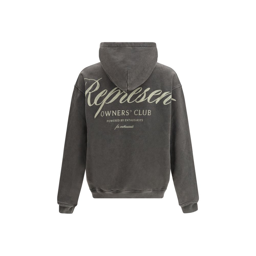 Felpa in cotone grigio Rappresenta