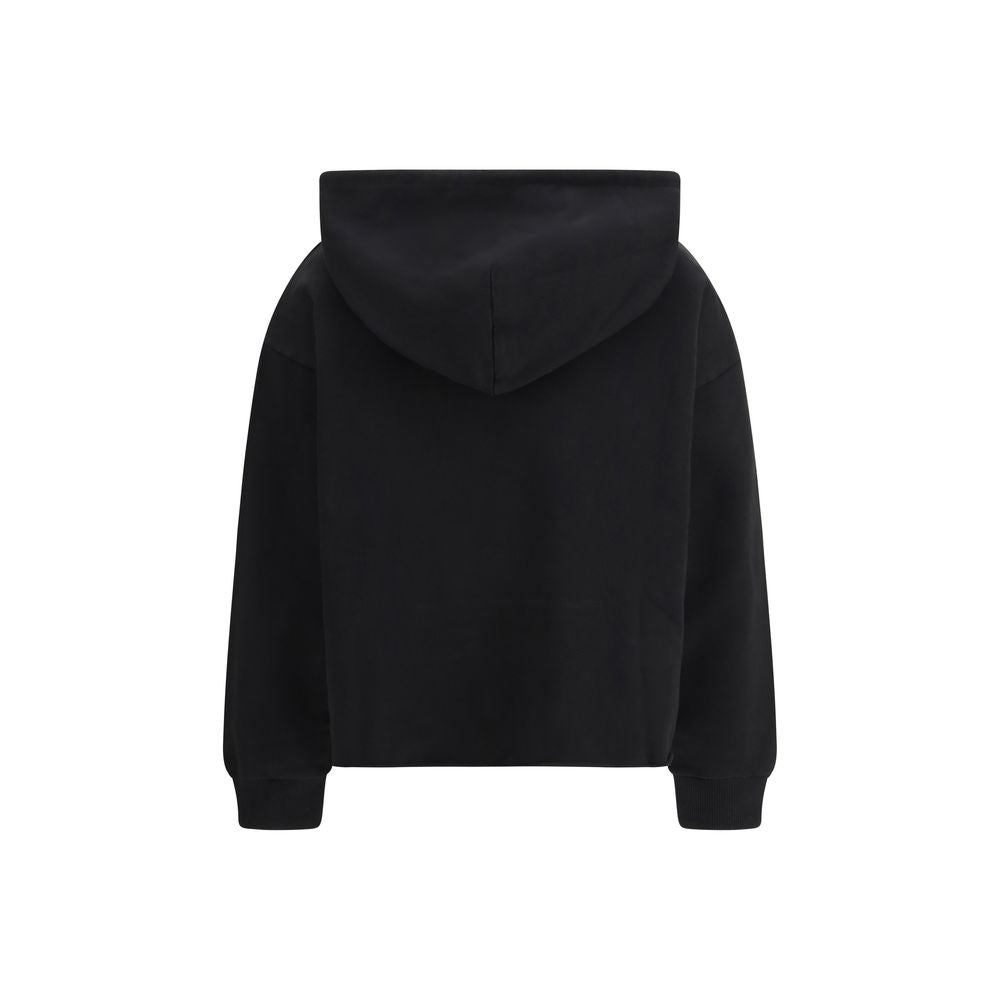 Felpa MM6 in Cotone Nero