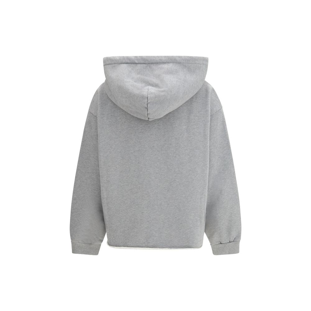 MM6 Felpa in cotone grigia