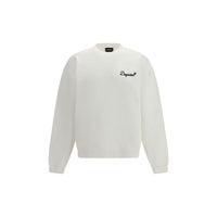 Sweat-shirt en coton blanc Dsquared²